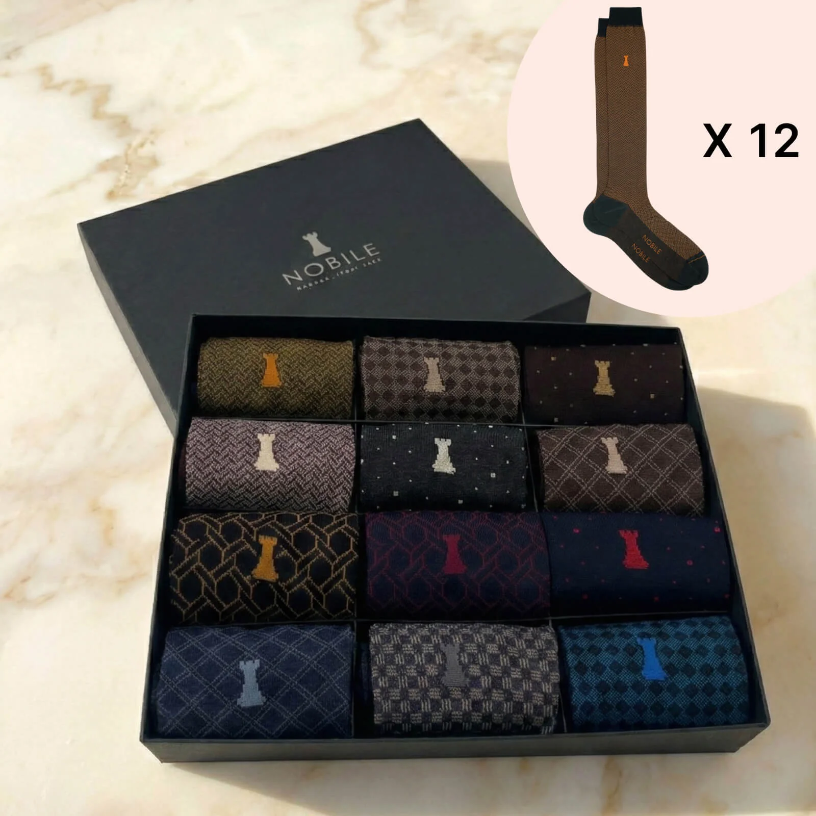 Box da 12 paia - Lunghe