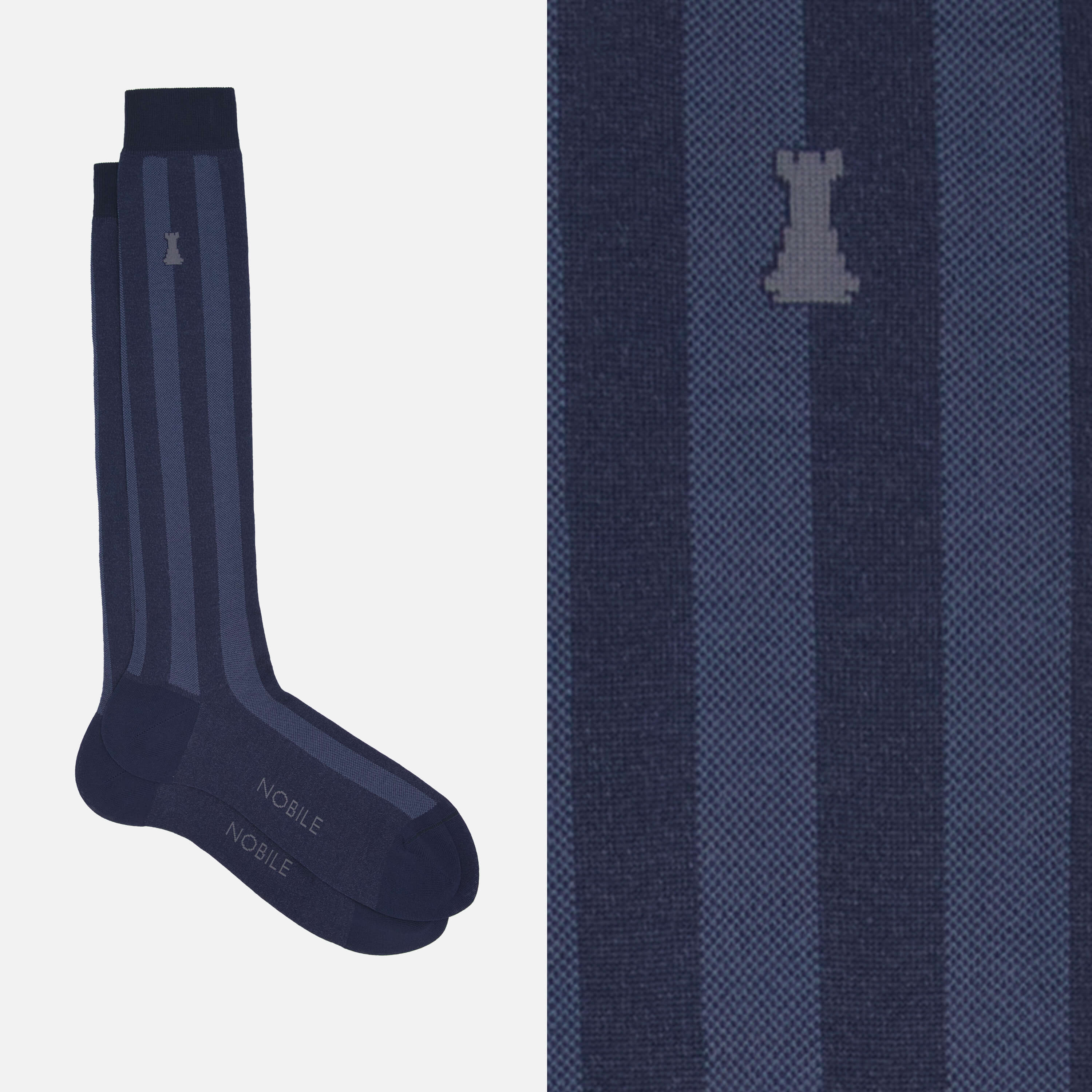 Calze lunghe a lavorazione artigianale